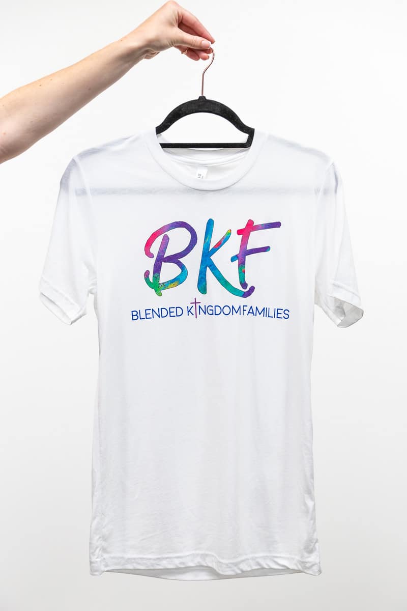 BKF T-Shirt White w/ Color Print